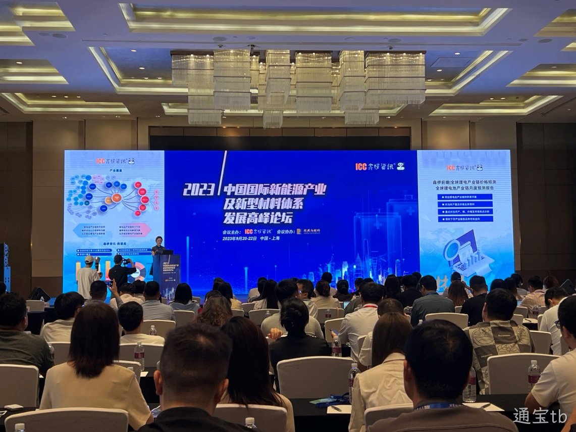 通宝tb副总经理沈龙出席2023中国国际新能源产业及新型材料体系发展高峰论坛(图1) 通宝tb副总经理沈龙出席2023中国国际新能源产业及新型材料体系发展高峰论坛(图1)
