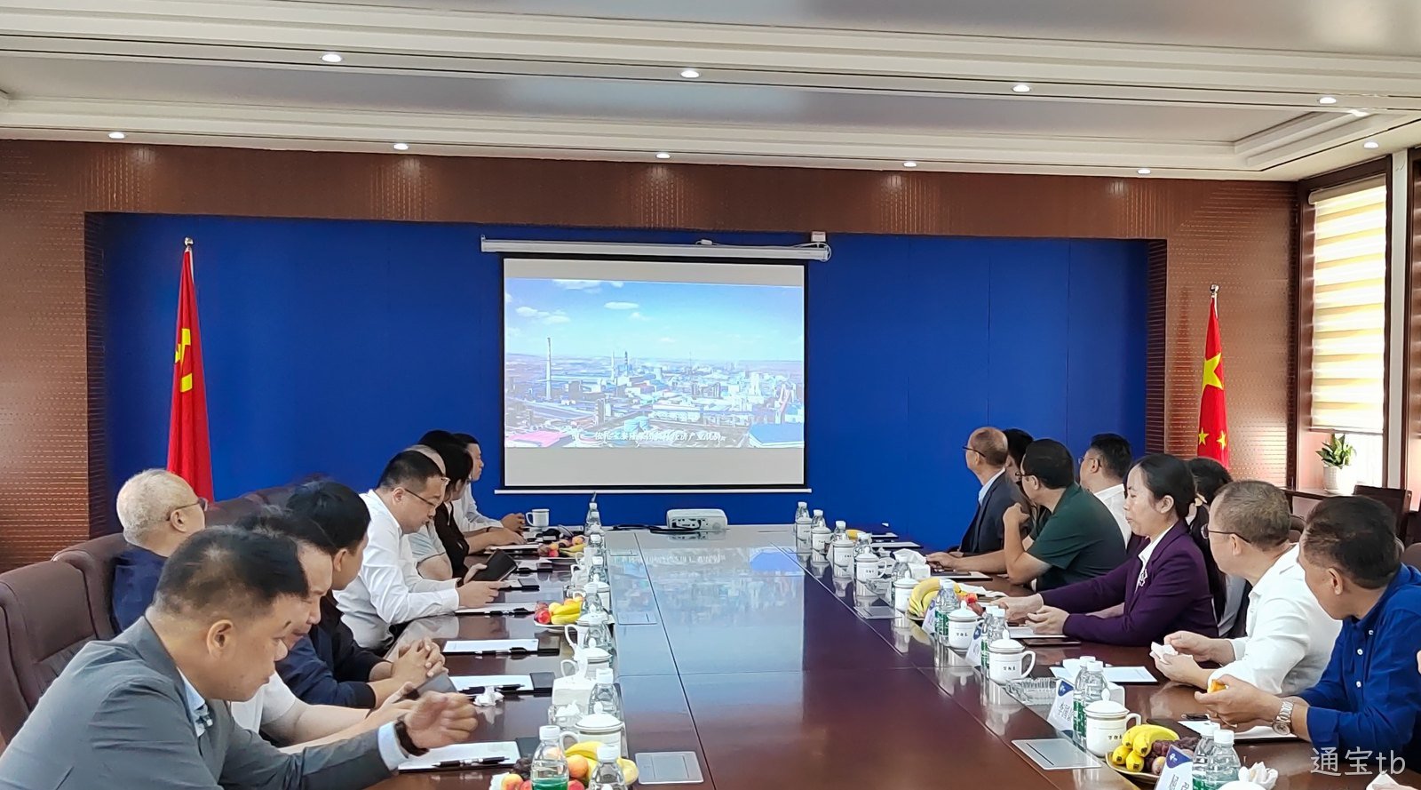 江门市新会区考察团莅临通宝tb参观考察(图1)